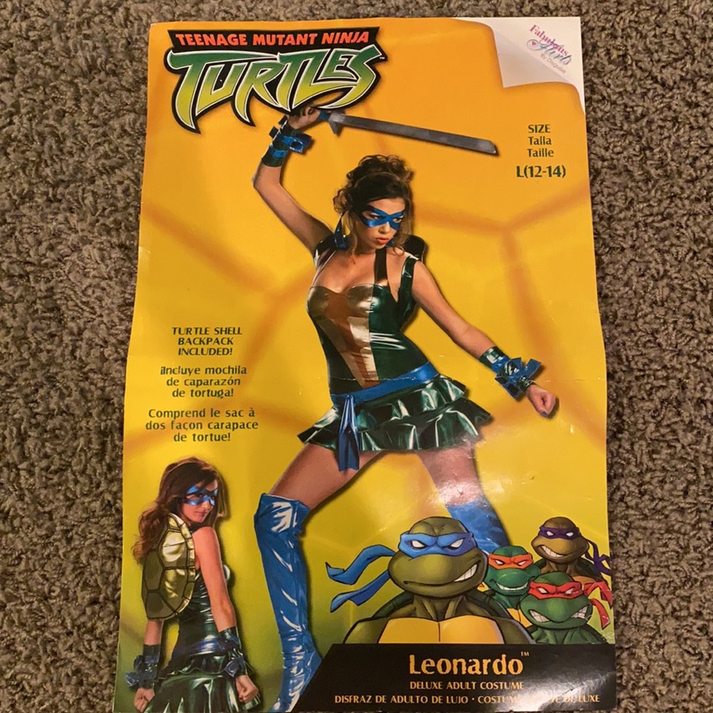 Teenage mutant ninja turtle costume